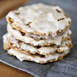 Iced Oatmeal Cookies