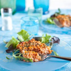 Spicy Rice Cake With Tomatoes