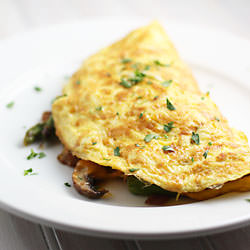 Asparagus Mushroom Omelets