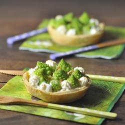 Pie with Broccolo Romanesco