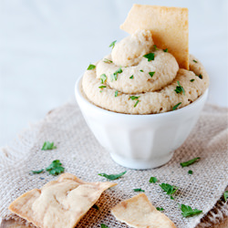 Hummus Served Hot
