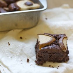 Pear Cinnamon Brownies