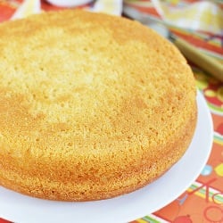Eggless Vanilla Sponge Cake