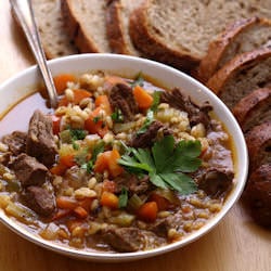 Beef Barley Soup for the Soul