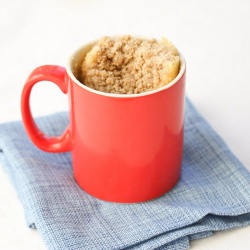 Coffee Cake Mug Cake