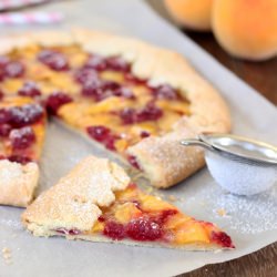 Rustic Peach Tart