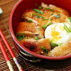 Teriyaki Chicken and Egg Rice Bowl