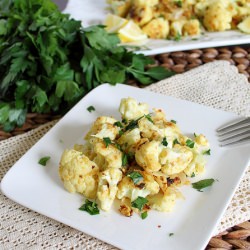 Spicy Yogurt Pan-Fried Cauliflower