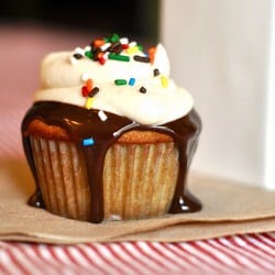 Banana Split Cupcakes