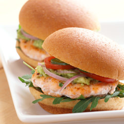 Pan-Seared Salmon Burgers