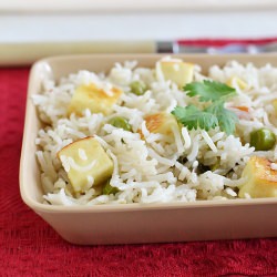 Paneer Peas Pulao