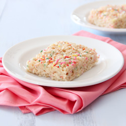 Cake Batter Rice Krispie Treats
