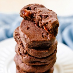 Bacon Chocolate Sable Cookies