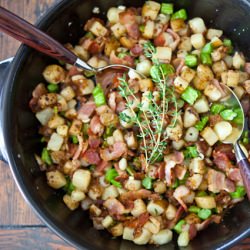 Broccoli Potato & Bacon Hash