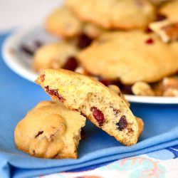 Zesty Lemon Cranberry Muffin Tops