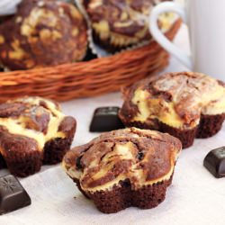 Chocolate Cream Cheese Muffins