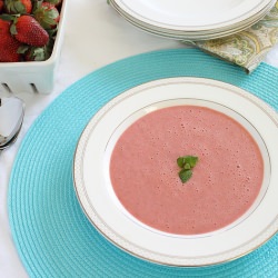 Chilled Strawberry Soup