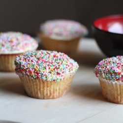 Low-Fat Vanilla Yogurt Cupcakes