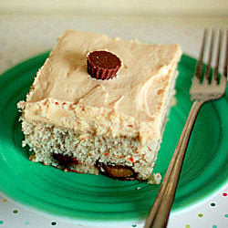 Reeses Peanut Butter Banana Cake