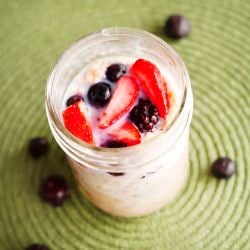 Overnight Berry Oatmeal Cups