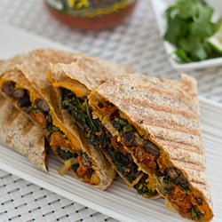 Kale & Sweet Potato Quesadillas