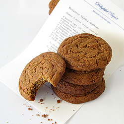 Molasses Ginger Cookies