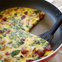 Meat and Malunggay Frittata