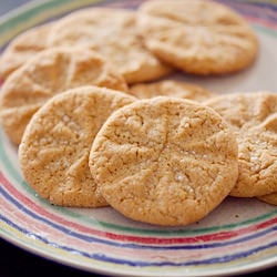 Salted Peanut Butter Cookies