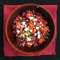 Red Wine Lentils