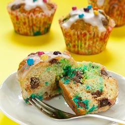 Colorful Muffins with M&M’s