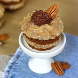 German Chocolate Cupcakes