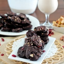 Healthy Dark Chocolate Cookies