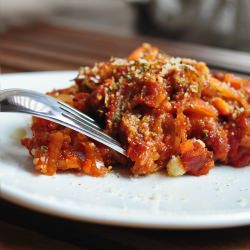 Spaghetti-esque Shirataki Noodles