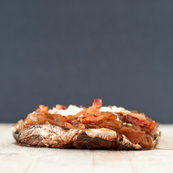 French Onion Goat Cheese Portobello