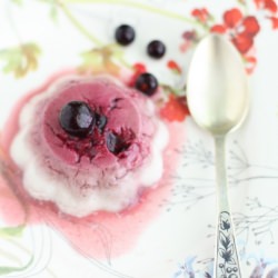 Black Currant Panna Cotta