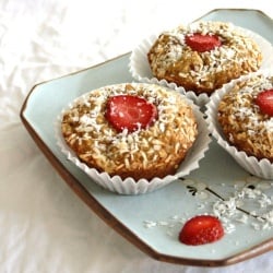 Strawberry Coconut Muffin