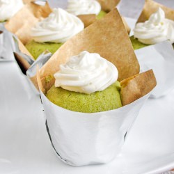 Mini Matcha Green Tea Cupcake