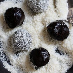 Chocolate Prune Truffles