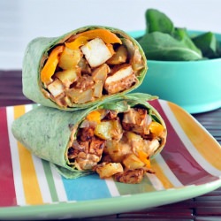 Chipotle Tofu Potato Burrito