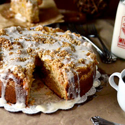 Peaches & Cream Coffee Cake