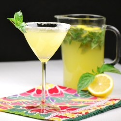 Spiked Basil Lemonade