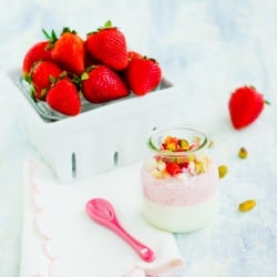 Panna Cotta w/ Strawberry