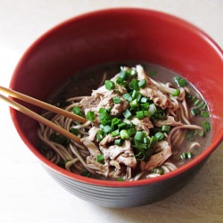 Chicken Noodle with Hot Broth