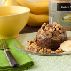 Banana Bread Protein Cake
