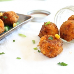 Sweet Potato Corn & Cheddar Fritter
