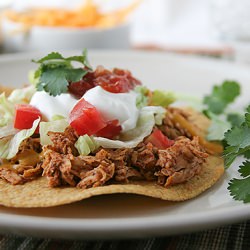 Chicken Tostadas