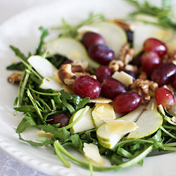 Pear, Walnut & Grape Salad