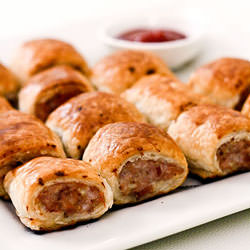 Chicken and Bacon Sausage Rolls