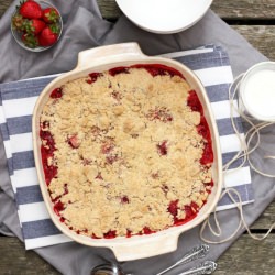 Strawberry Crumble