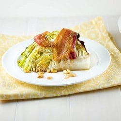 Roasted Cabbage with Bacon